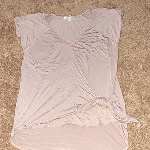 Pink short sleeve casual